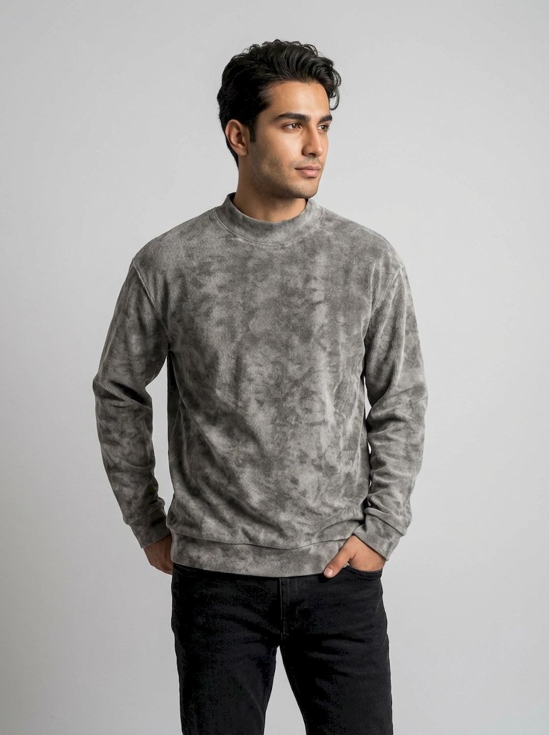 بلوزمخمل کبریتی مردانه 3644