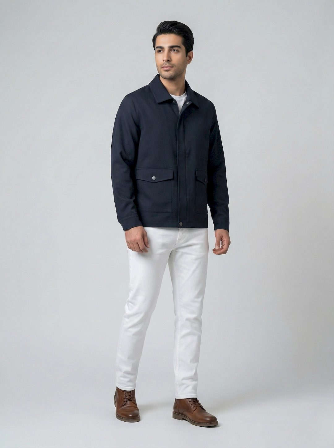 کاپشن گاباردین کج راه مردانه 3601