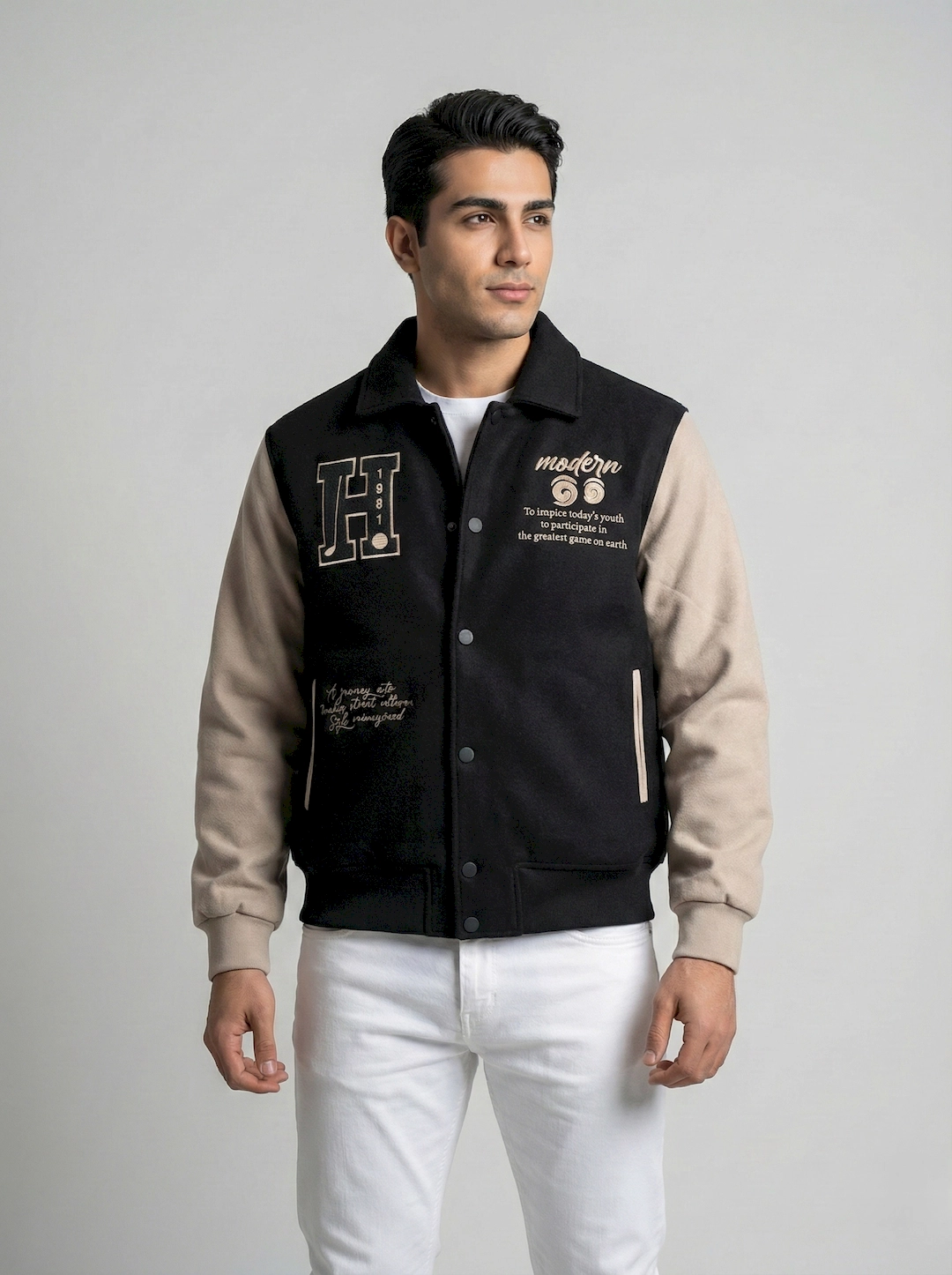 سویشرت دکمه دار مردانه 3626