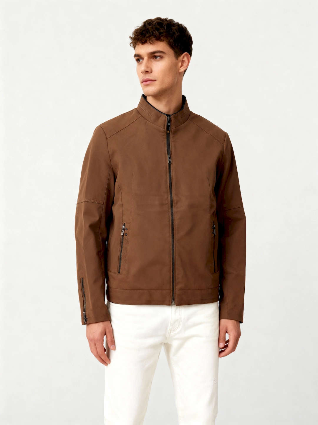 کاپشن چرم 3472