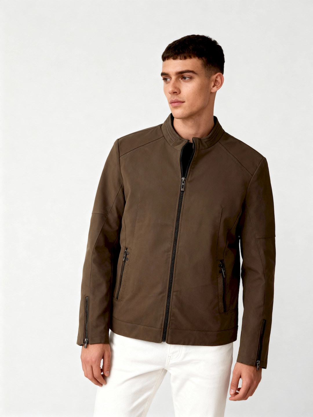 کاپشن چرم 3472