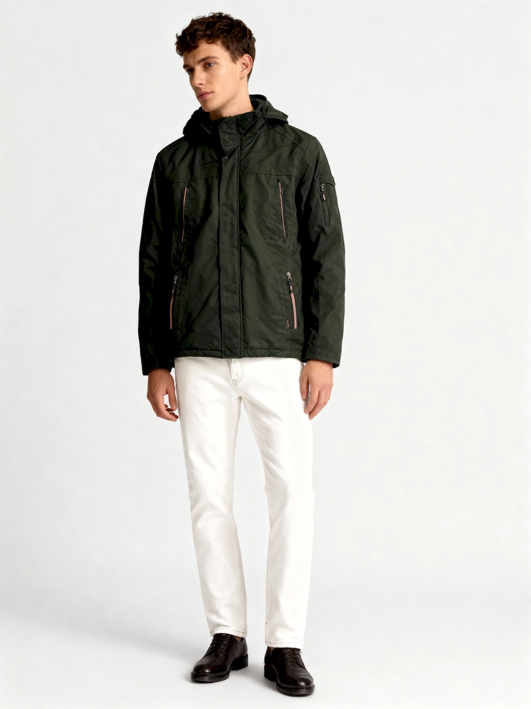 کاپشن کلاهدار 3466