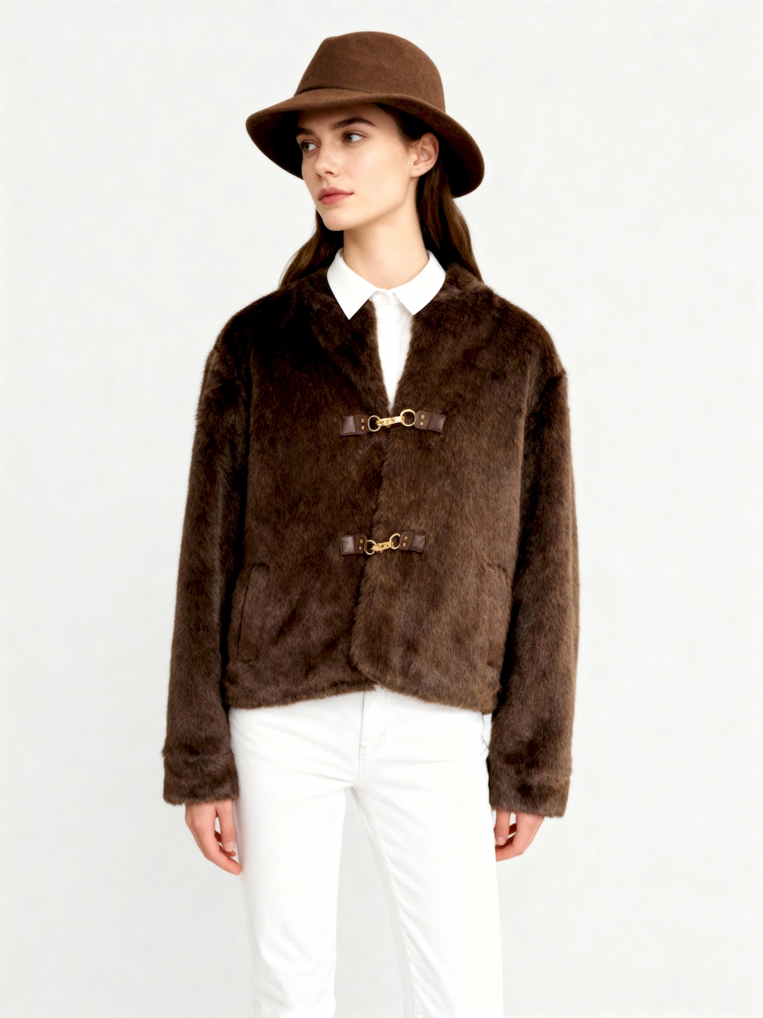 کت خزدار 2سگک 3513