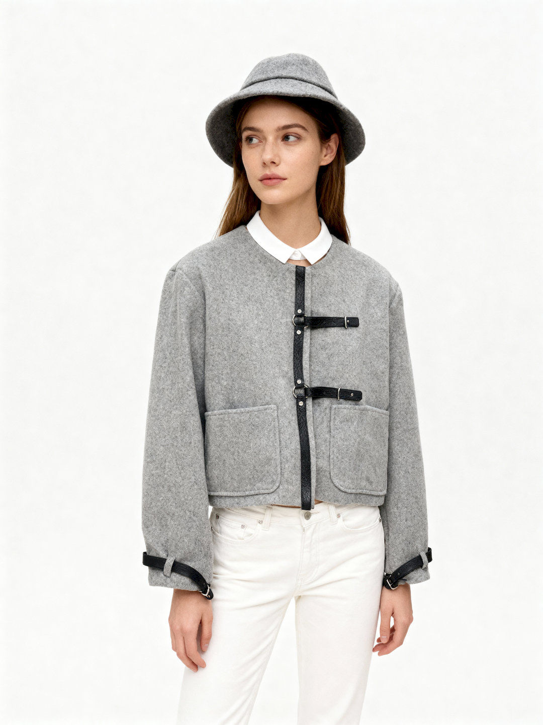 کت فوتر کمربند چرم 3486