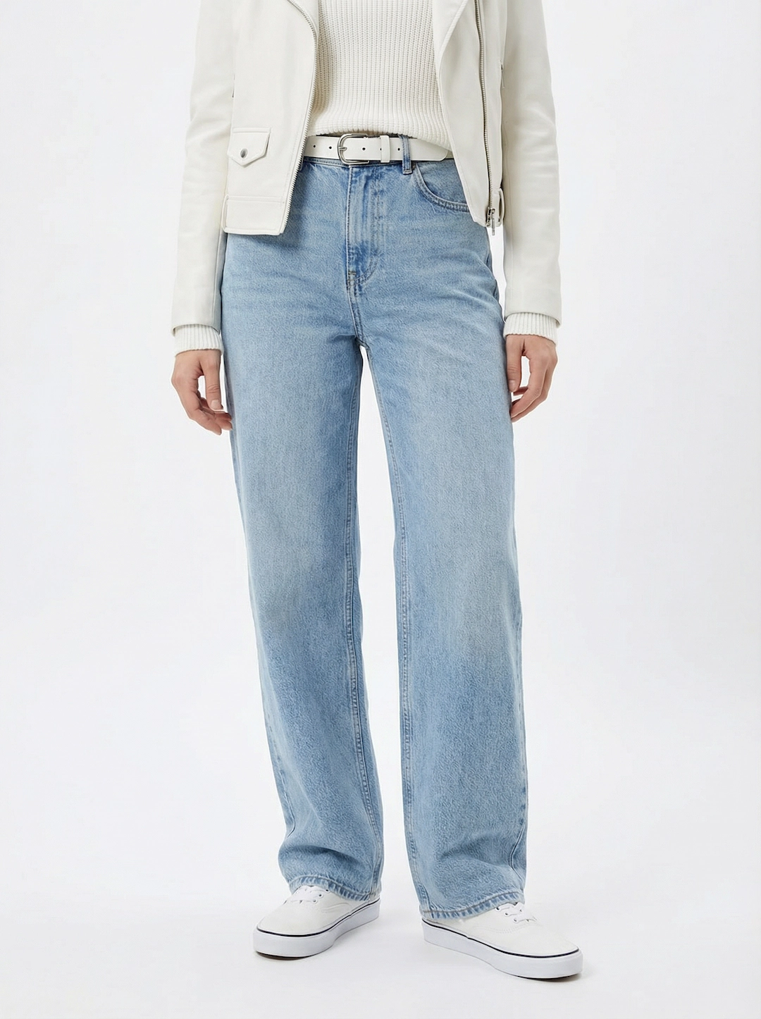 شلوار جین نیم بگ زنانه 189732