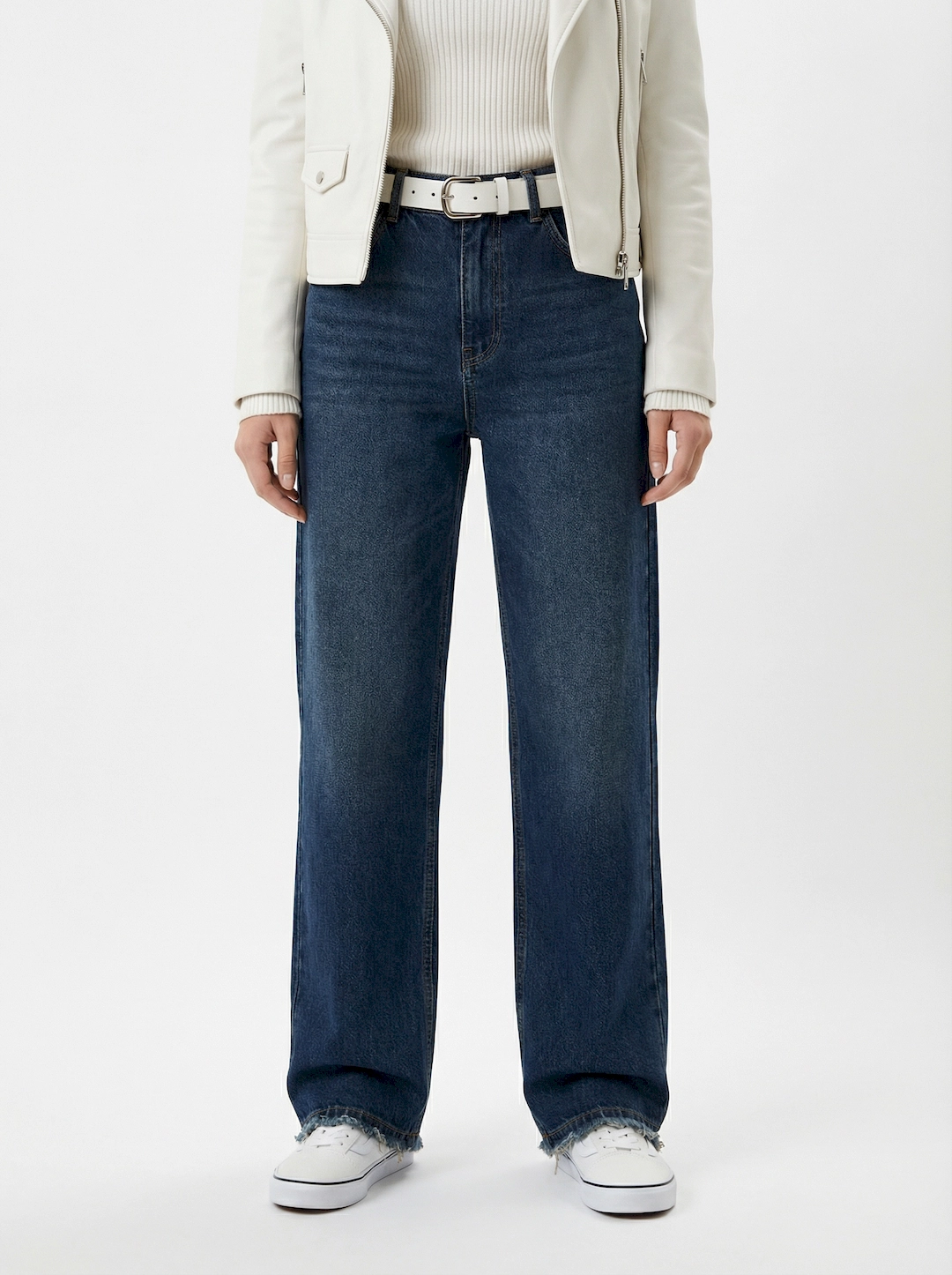 شلوار جین نیم بگ زنانه 189732