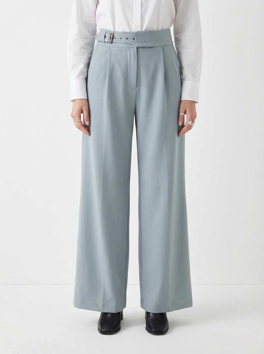 شلوار زنانه بنگال کش کمربندی 190244