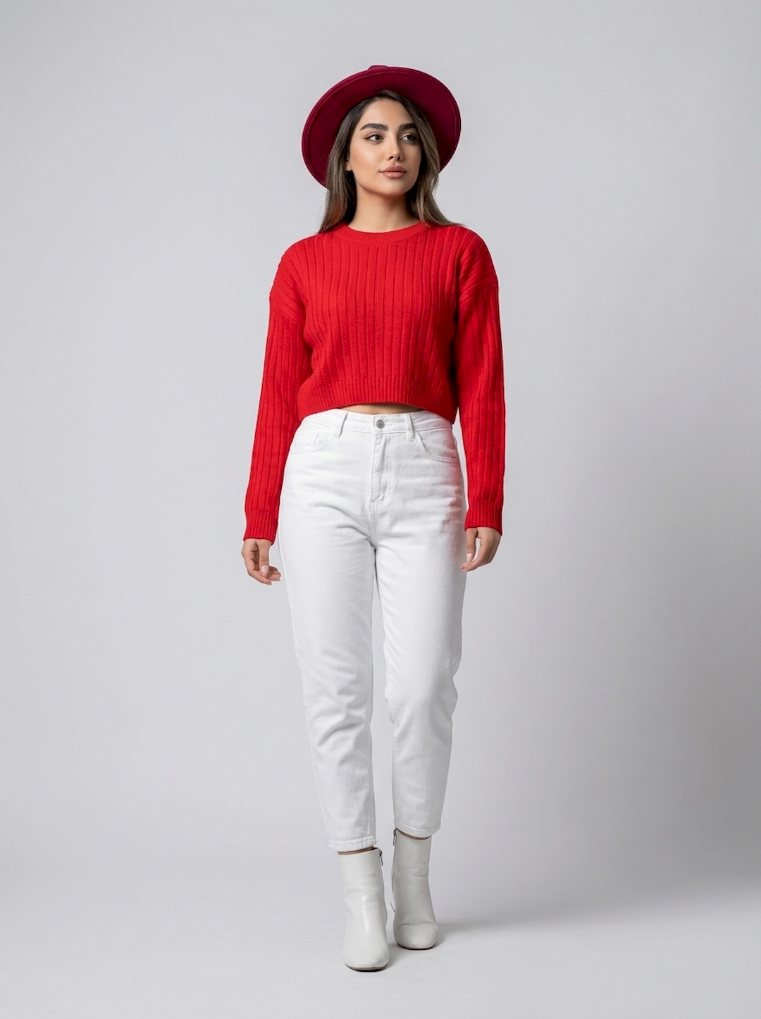 کراپ بافت زنانه 3655