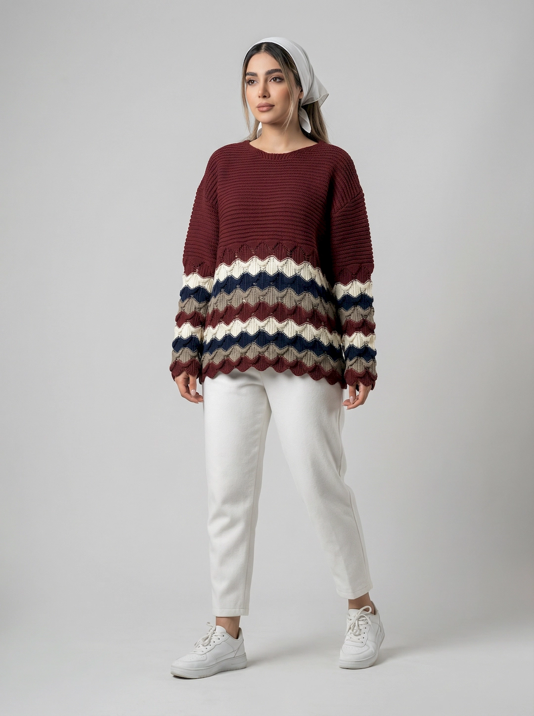 بلوز بافت زنانه 3686