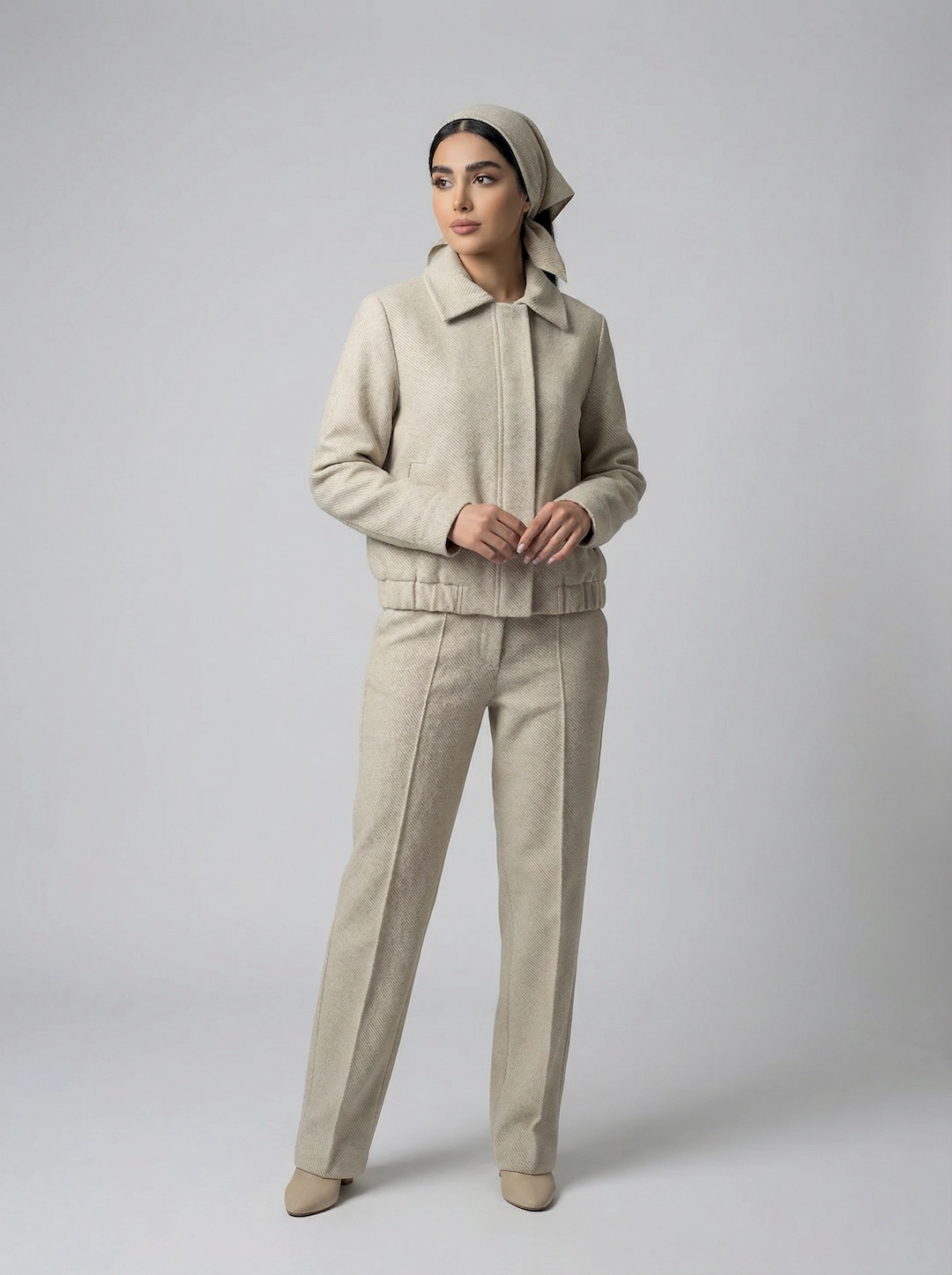 سویشرت شلوار کج راه زنانه 3517