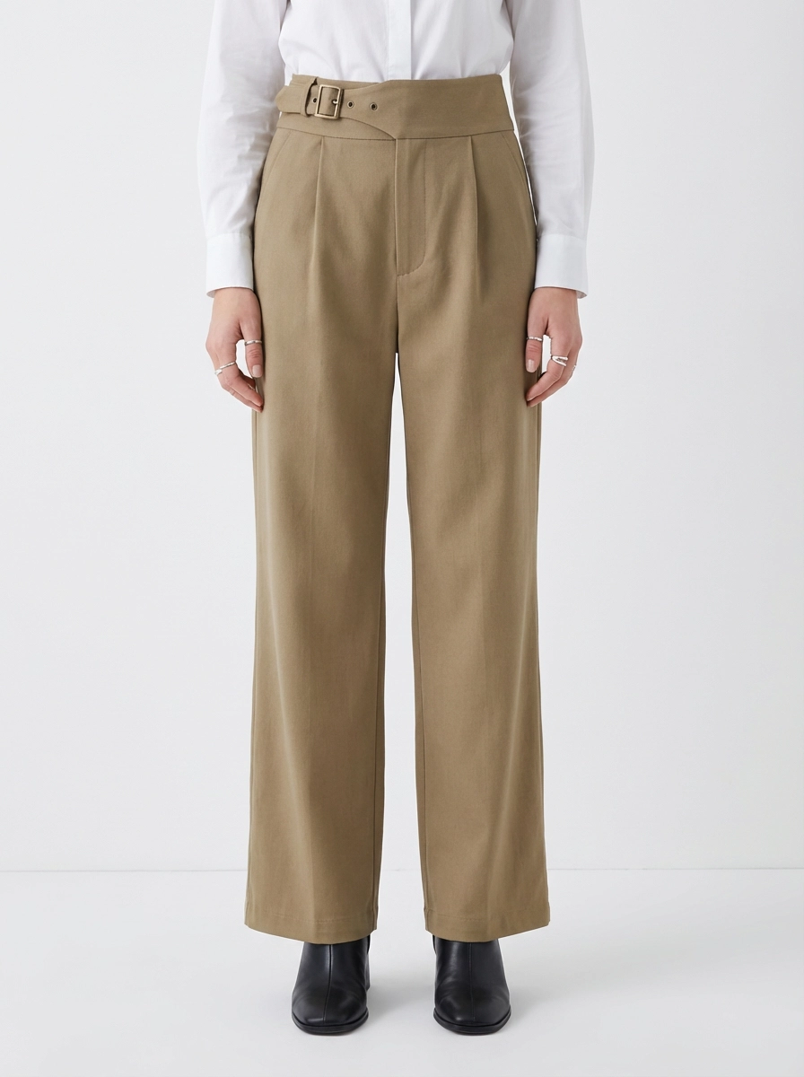 شلوار زنانه بنگال کش کمربندی 190244